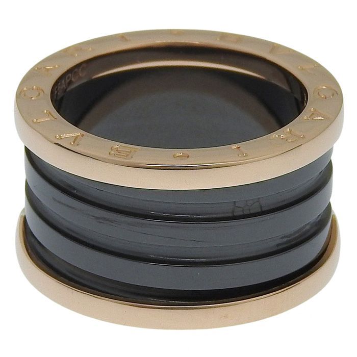 BVLGARI ブルガリ B-Zero1 4バンド リング K18PG CE 750 ピンク