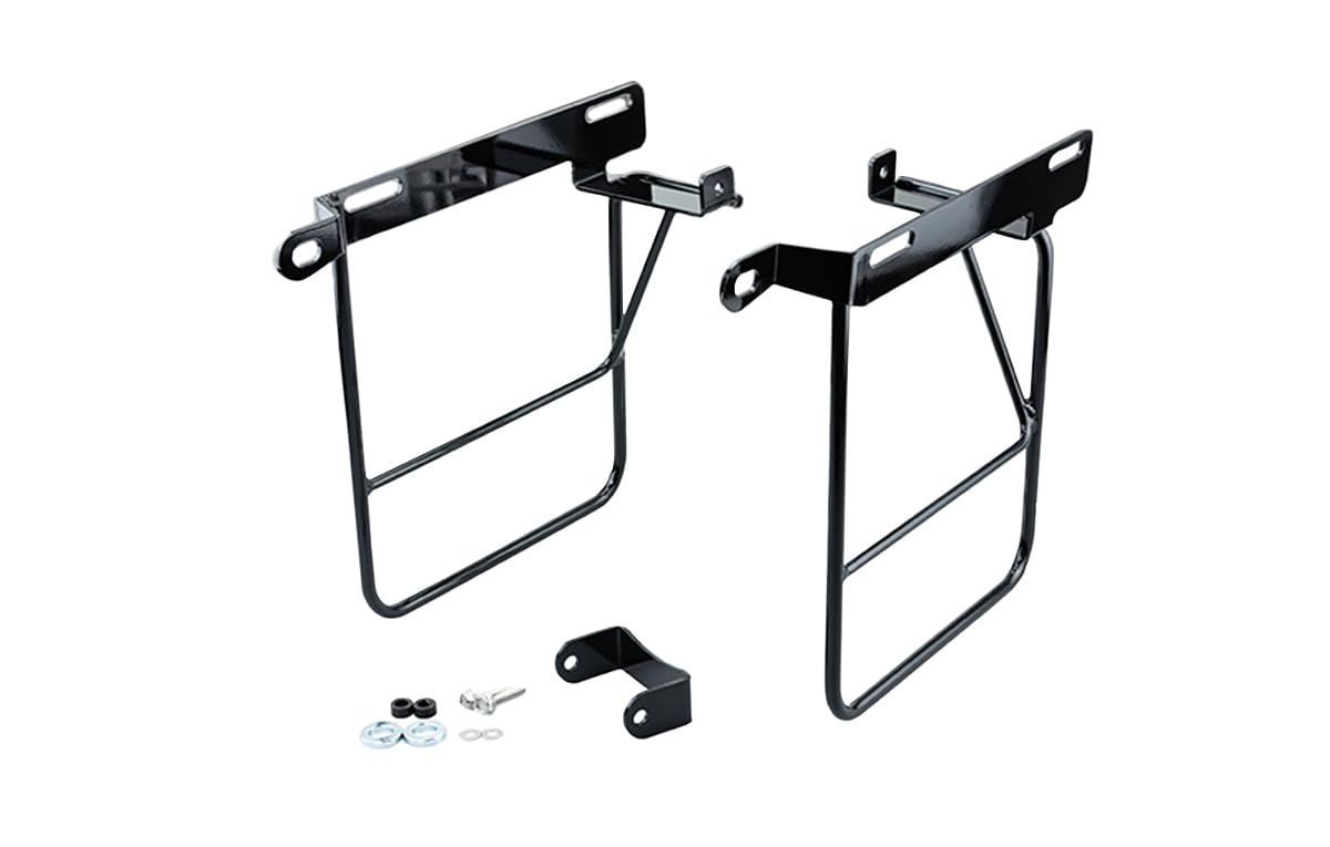 Style:左右セット キジマ (kijima) バイク バイクパーツ バッグサポート ラージ スチール製 縦250×横240mm 左右セット ブラック スーパーカブ・クロスカブ50/110(´18-) 210-4964