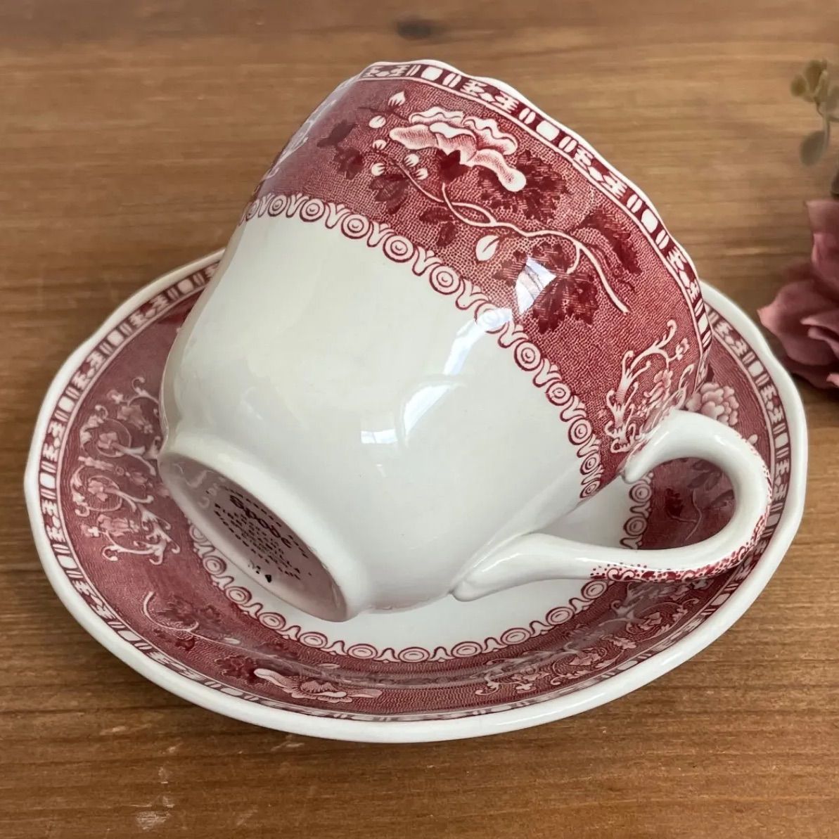 Spode】スポード カミラピンク ティーカップ&ソーサー6客セット