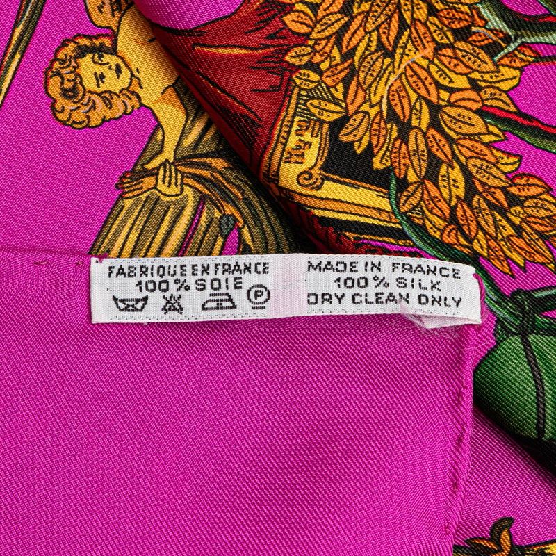 HERMES カレ Au FIL de la SOIE 　絹糸の赴くままに Å綺麗【エルメス HERMES カレ90 Au FIL de la SOIE 絹糸の赴くままに