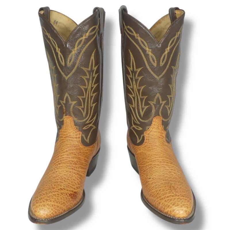 Tony Lama トニーラマ ウエスタンブーツ 28.5 茶 10.5 キャメル アメリカ製 カウボーイブーツ ロングブーツ ウエスタンブーツサイズ28.5m一覧←SEULB屋着古← TJ1117