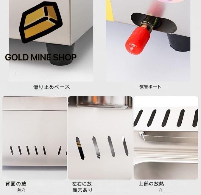 10L*2バスケットと蓋付業務用家庭用キッチン用金属管付きステンレス鋼カウンタートップ