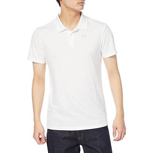 プーマ(PUMA) 半袖ポロシャツ シンプル パフォーマンスポロシャツ 521933 メンズ プーマホワイト(02) Lサイズ