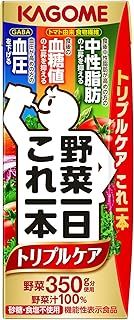 カゴメ 野菜一日これ一本トリプルケア 200ml x 96本 24本入 x 4ケース 機能性表示食品 GABA トマト由来食物繊維