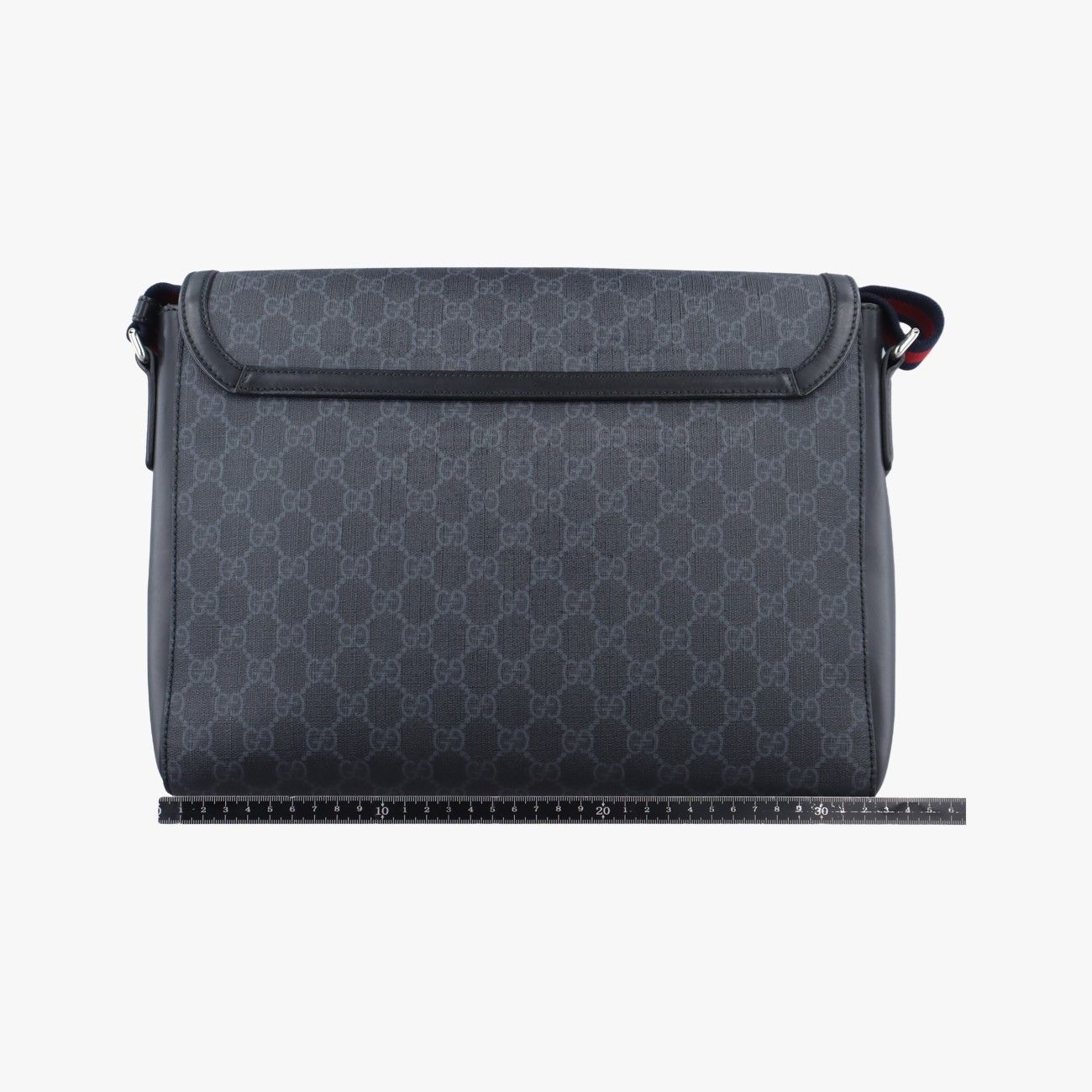 希少●美品●GUCCI グッチ ショルダーバッグ メッセンジャー GGスプリーム グッチGucciウェブ GG スプリームメッセンジャーブラックPVC