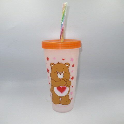 Care Bearケアベアドリンクボトルタンブラーテンダーハートベアtenderheart bearぬいぐるみ人形1品限り