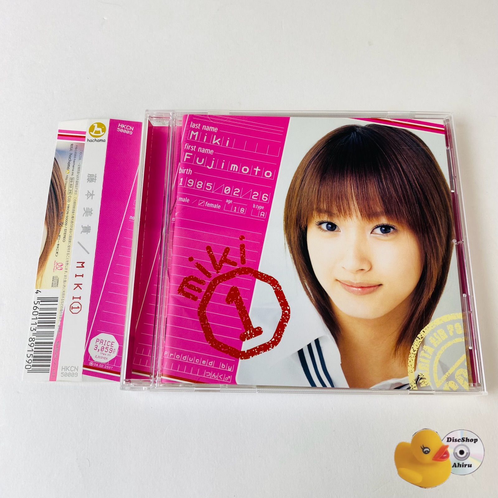 帯付] 藤本美貴 / MIKI① 廃盤 HKCN-50009 [N3]【CD】(P25) - メルカリ