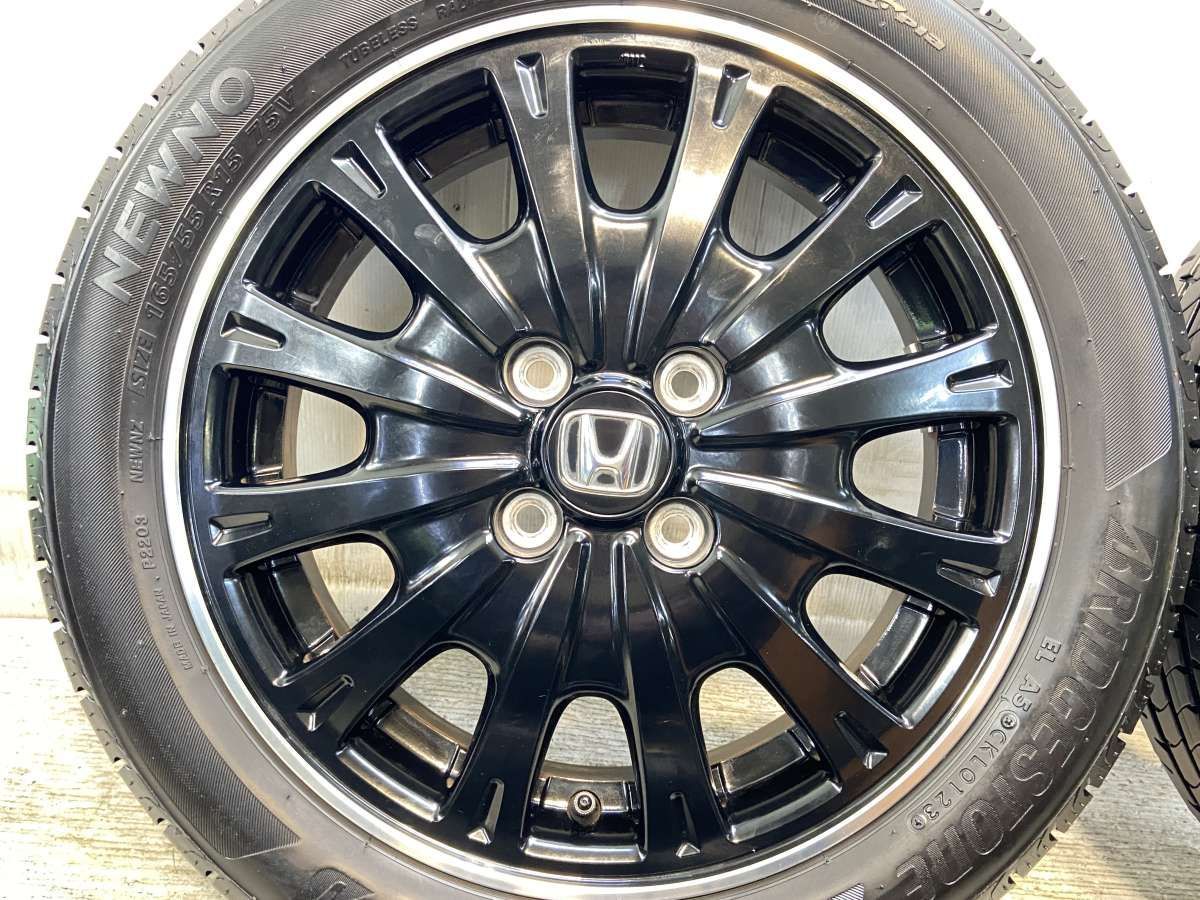 165/55R15 ブリヂストン NEWNO ホンダ純正 15x4.5 45 100-4穴