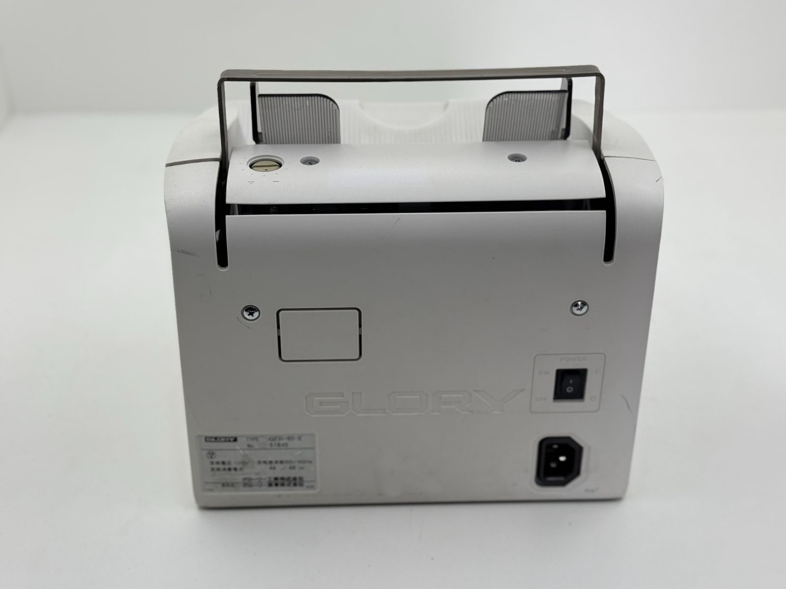 ■紙幣計数機　GLORY製　グローリー GFB-80■動作確認済　新紙幣もOK グローリー 紙幣計数機 GFB-80F 動作確認済み 新紙幣の計数も
