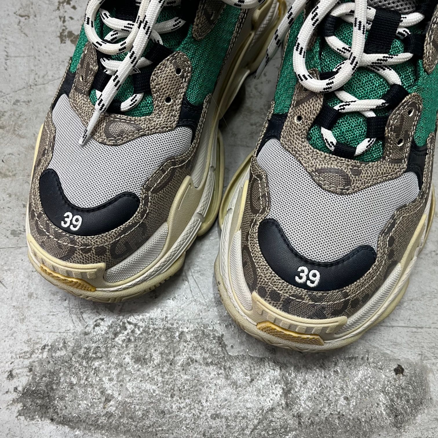 BALENCIAGA × GUCCI Triple S トリプルエス スニーカー バレンシアガ 
