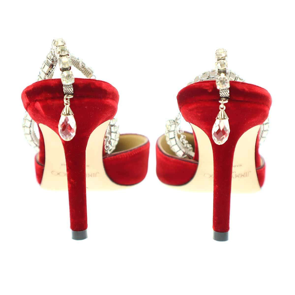 最終価格！ジミーチュウ クリスタル レッド