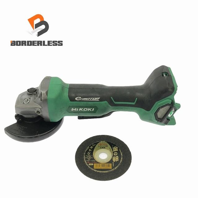 ☆品☆HiKOKI ハイコーキ 36V 100mm コードレスディスクグラインダ G3610DB 本体のみ 研磨 101195