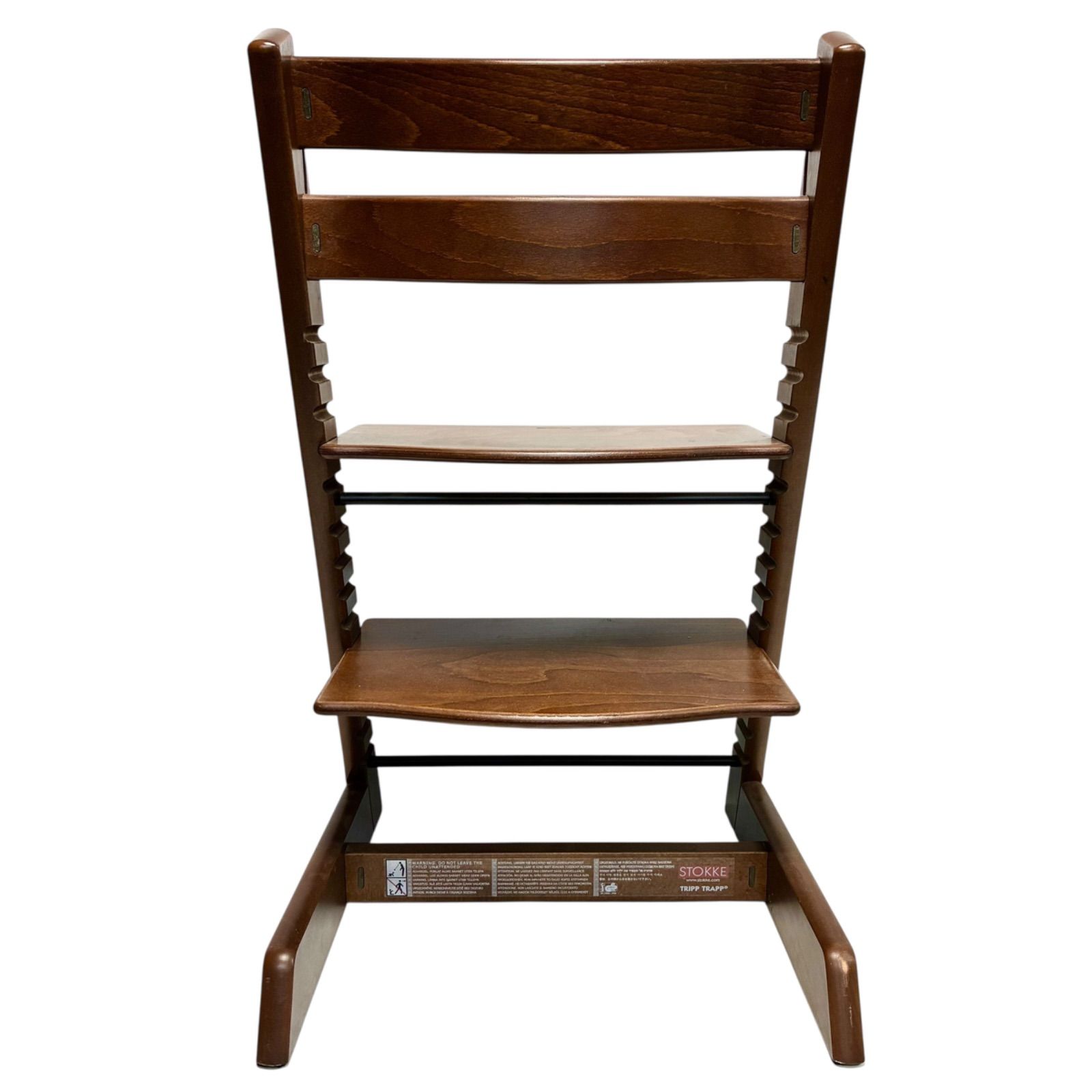 中古良品】ストッケ トリップトラップ ウォルナットブラウン シリアル3