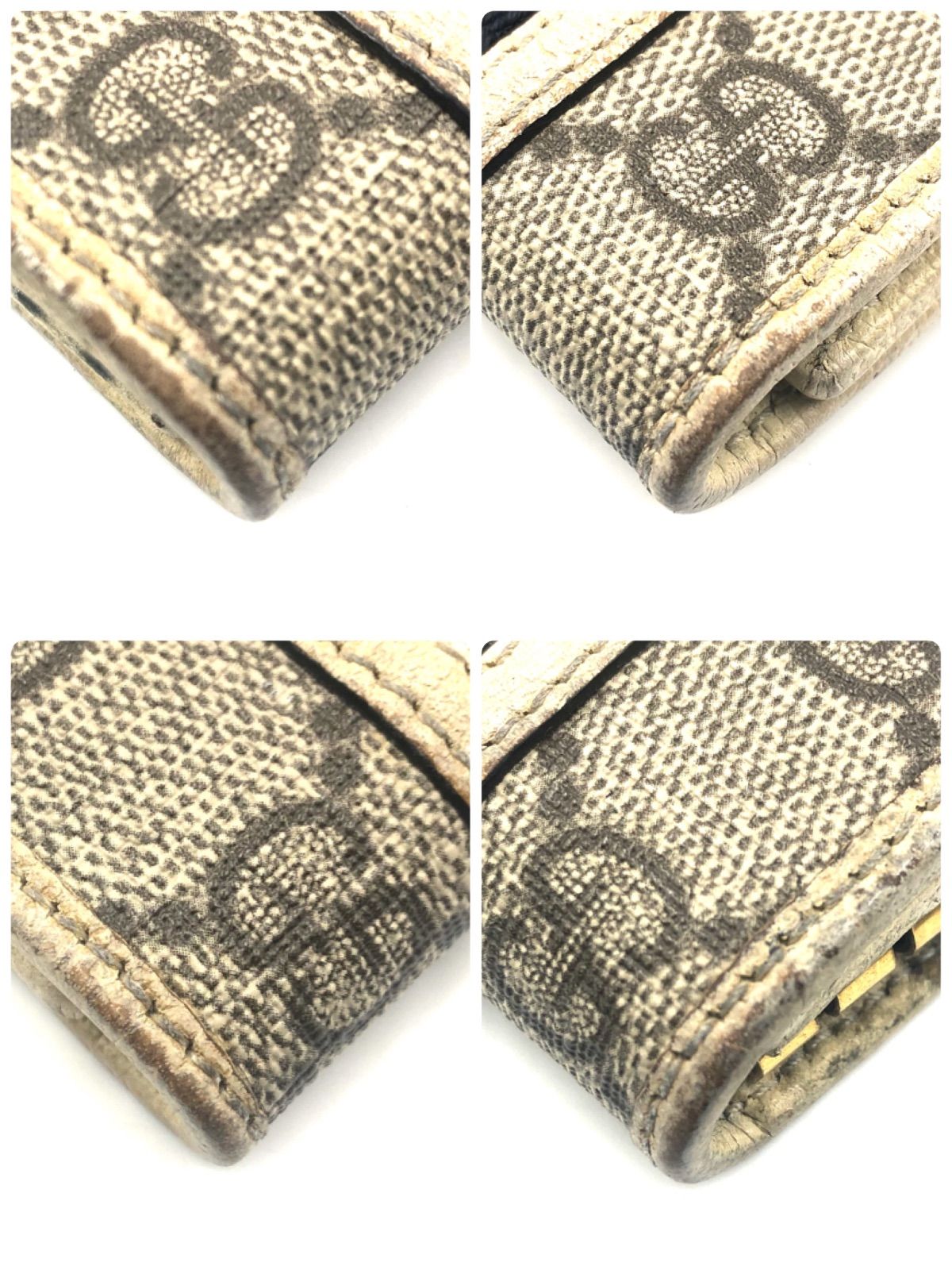 □稀少□GUCCI グッチ オフィディア 6連キーケース GGマーモント GG