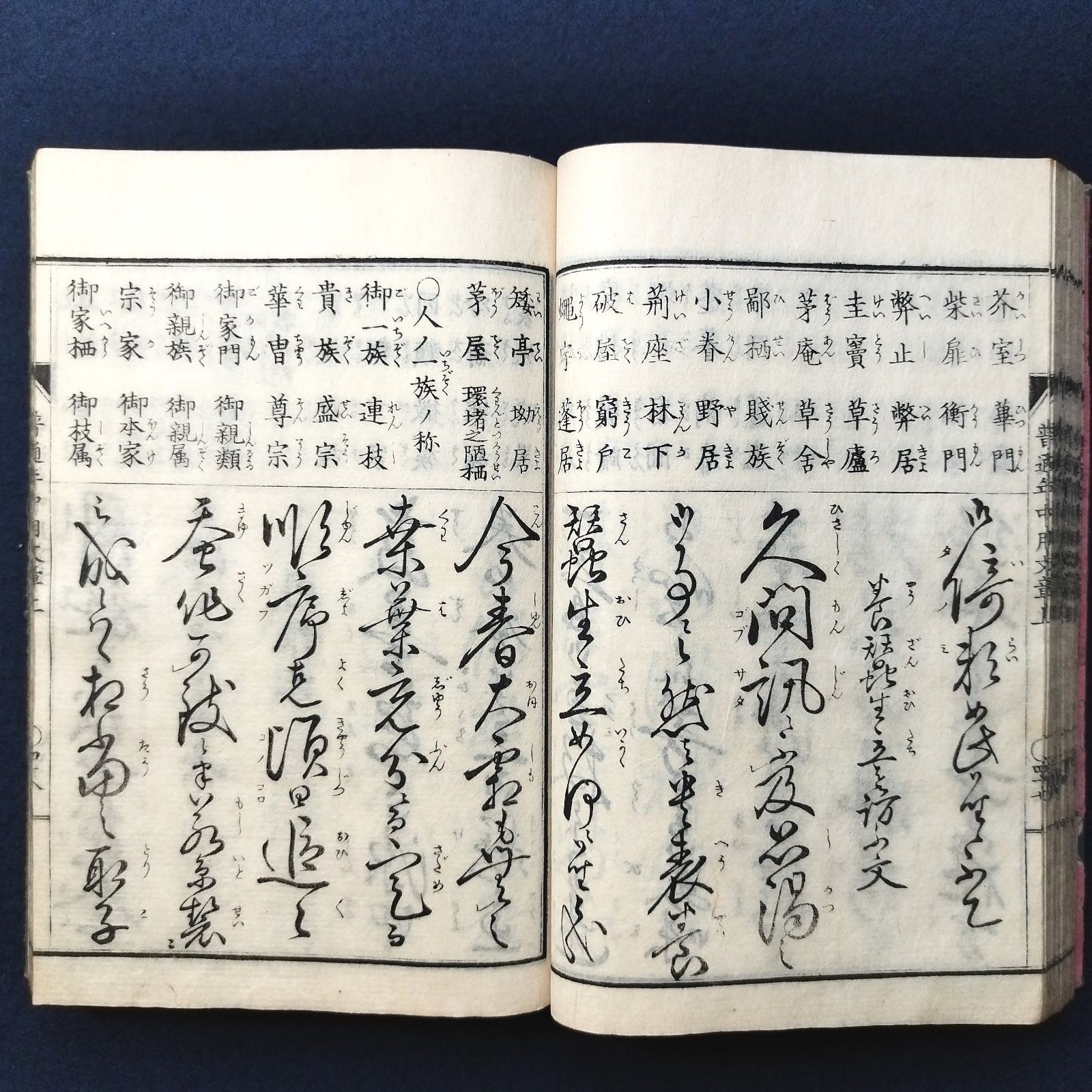 往来物◇普通年中用文章◇乾 寺子屋 書道 手本 実用文 平井義直書 明治 時代物 アンティーク コレクション 一閑張 和紙 木版 資料 古典籍 古文書  和本 古書 和本～江戸屋～ - メルカリ