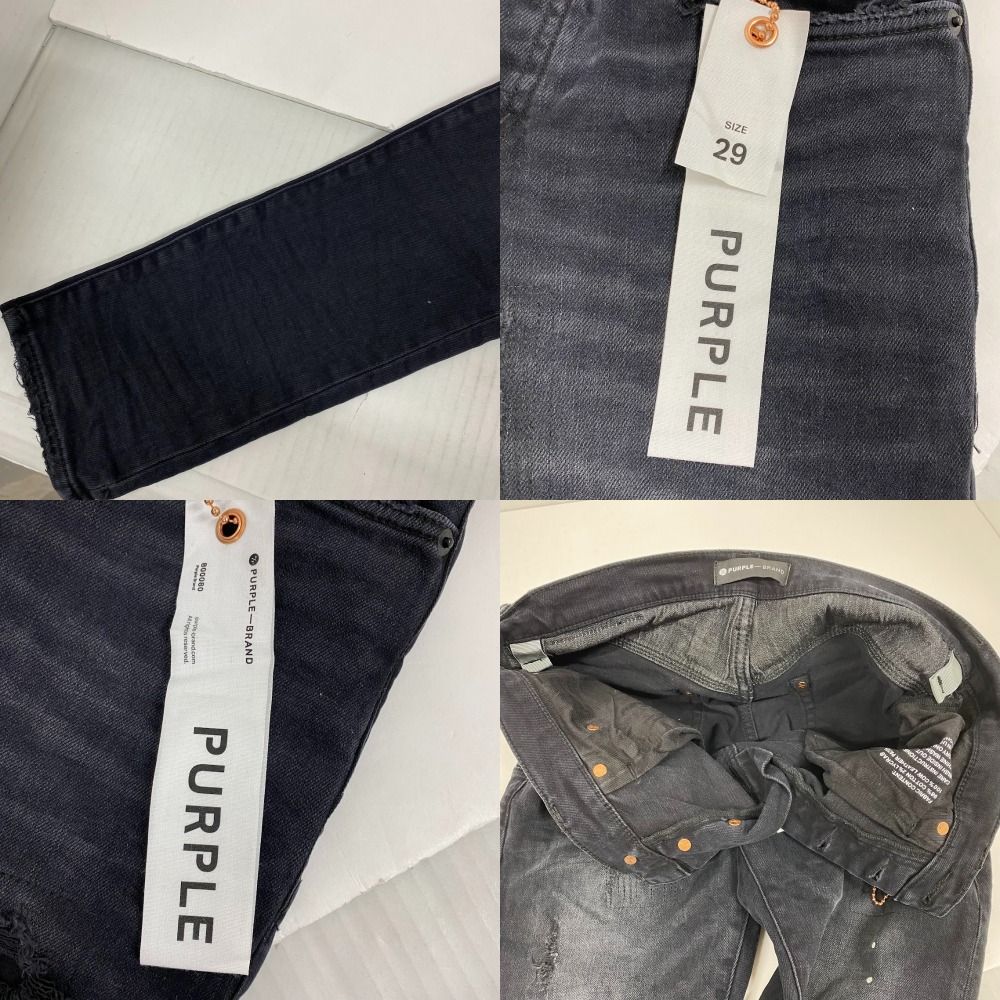 08w8200 purple brand パープルブランド ダメージデニムパンツ 08w8200 purple brand パープルブランド ダメージデニムパンツ