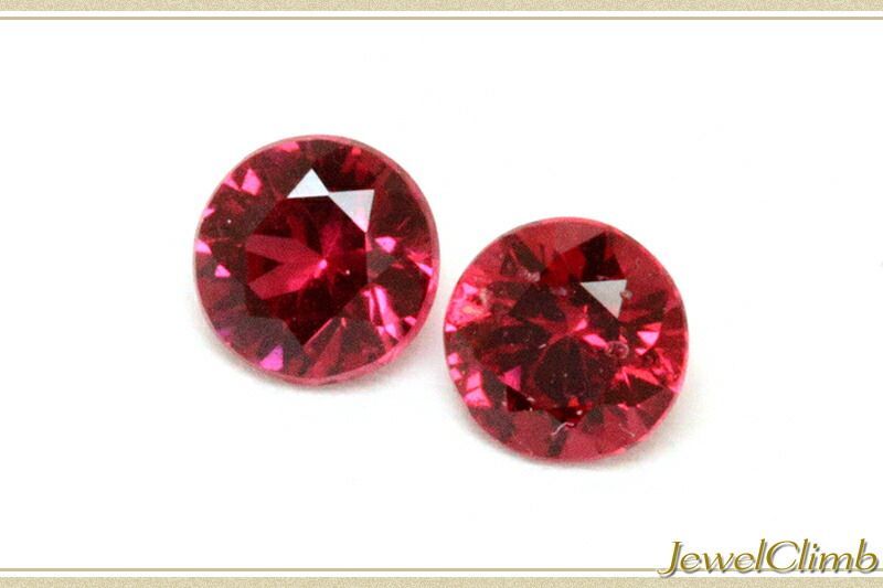 深紅の美しさを持つ宝石レッドスピネル 宝石 ルース ≪ペアストーン≫０．３７ＣＴ