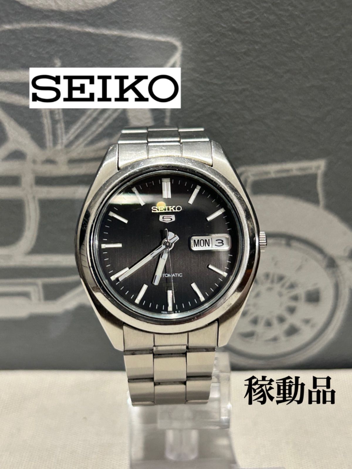 SEIKO 5 セイコー 5 自動巻き 7S26-0060 メンズ腕時計 - メルカリ