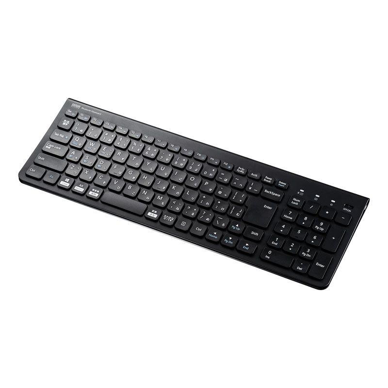 人気定番，高品質 サンワサプライ Bluetoothスリムキーボード テンキー付き ブラック SKB-BT31BK （1点） キーボード本体