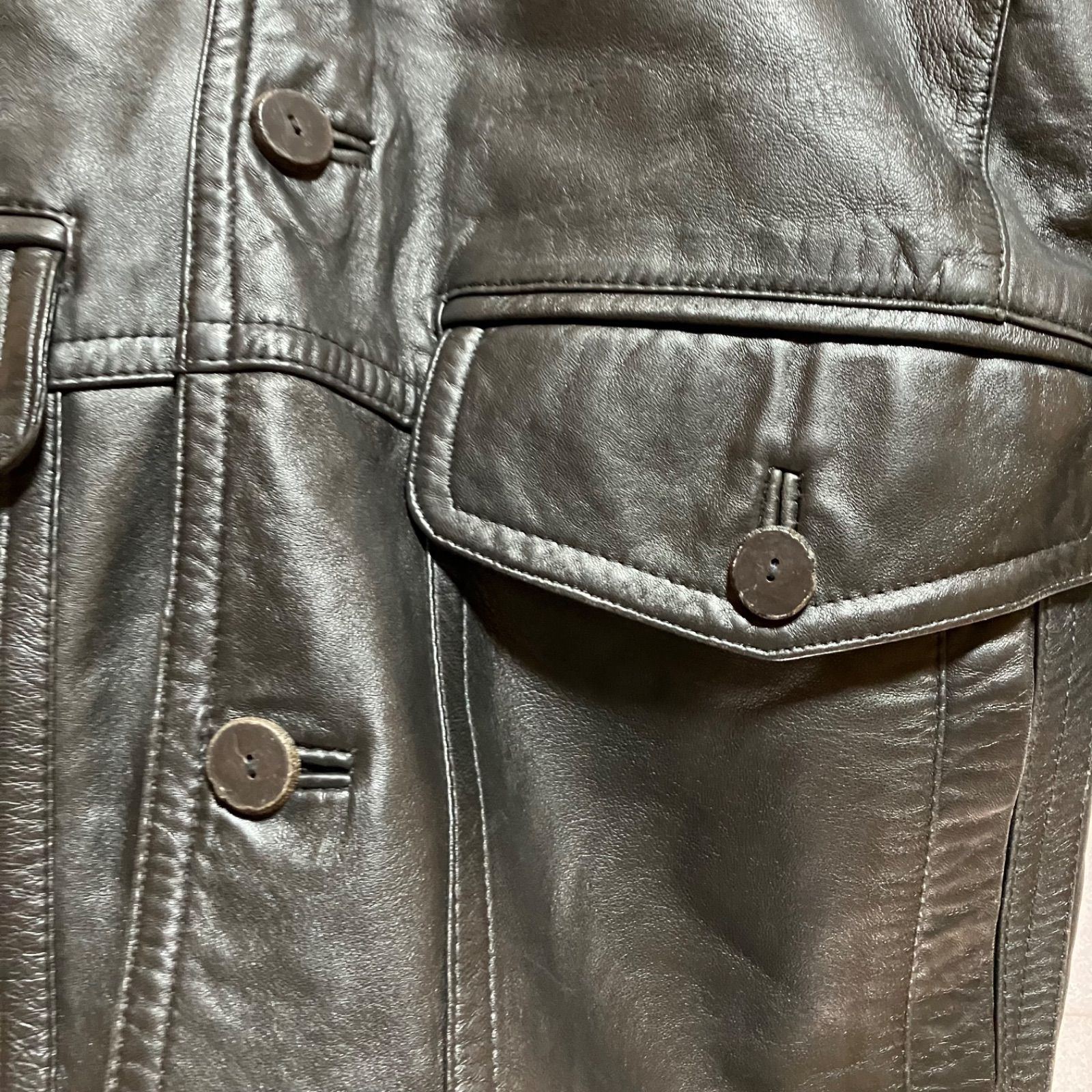 韓国デザイン リアルファー FOX シープスキン レザージャケット Oversized Real Fox Fur Collar with Genuine Sheepskin Leather