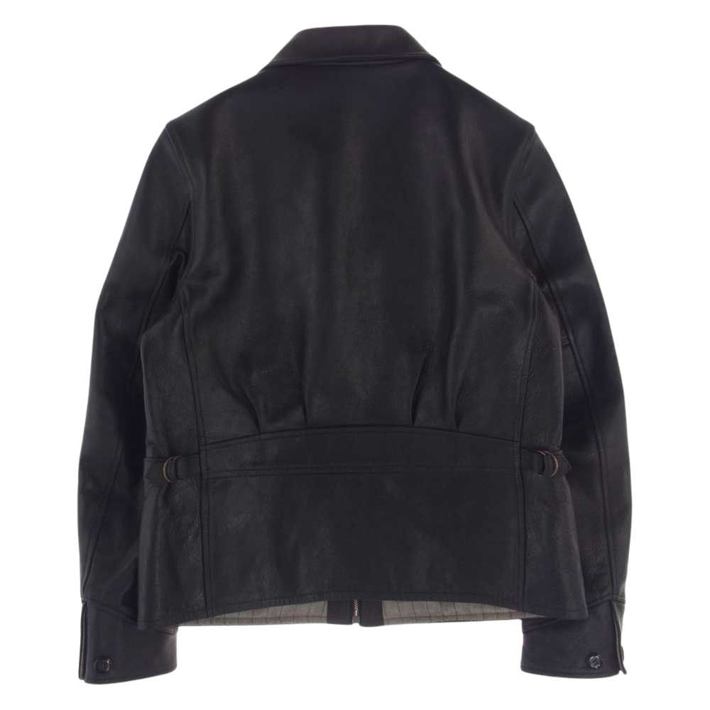 GANGSTERVILLE ギャングスタービル レザージャケット 20AW gsv-20-aw-03 SPORTS JACKET COW HIDE  カウハイド レザー スポーツ ジャケット ブラック系 M【中古】 - メルカリ