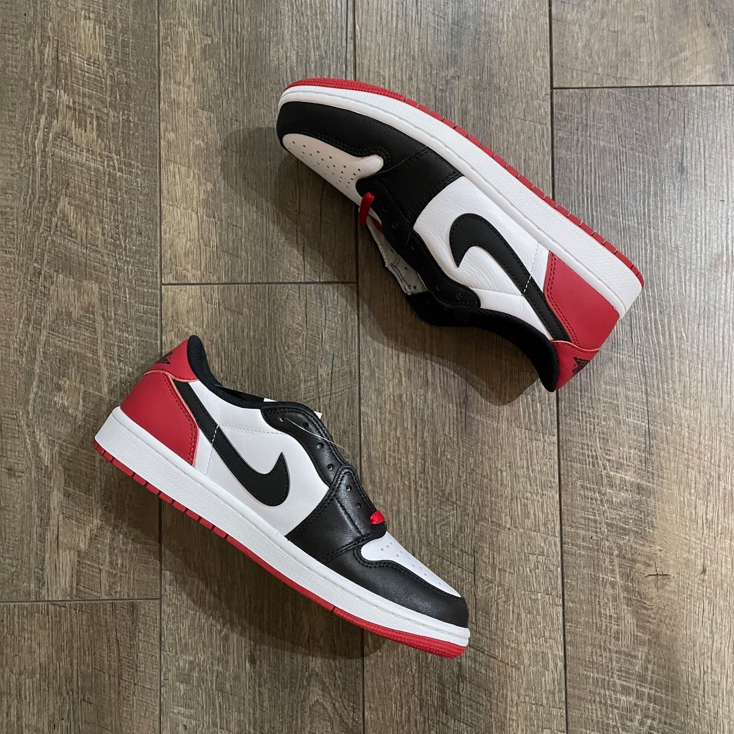 新品 国内正規 Nike Air Jordan 1 Retro Low OG Black Toe つま黒 