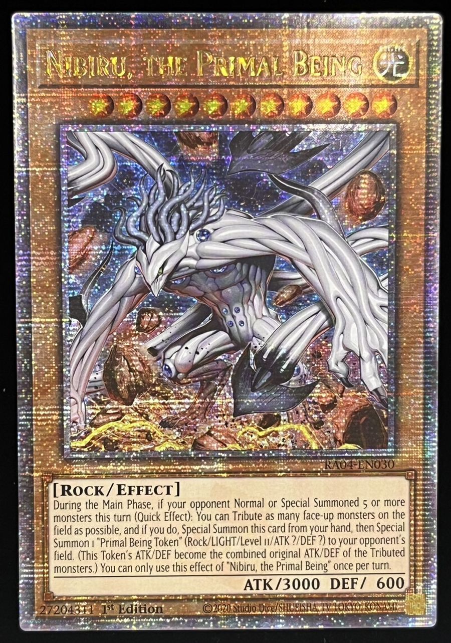 遊戯王 原始生命態ニビル(新規イラスト)【25th シークレットレア