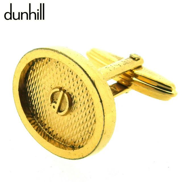 ダンヒル カフス カフリンクス メンズ スウィヴル式 片方のみ dマーク ゴールド ゴールドメッキ dunhill T20915