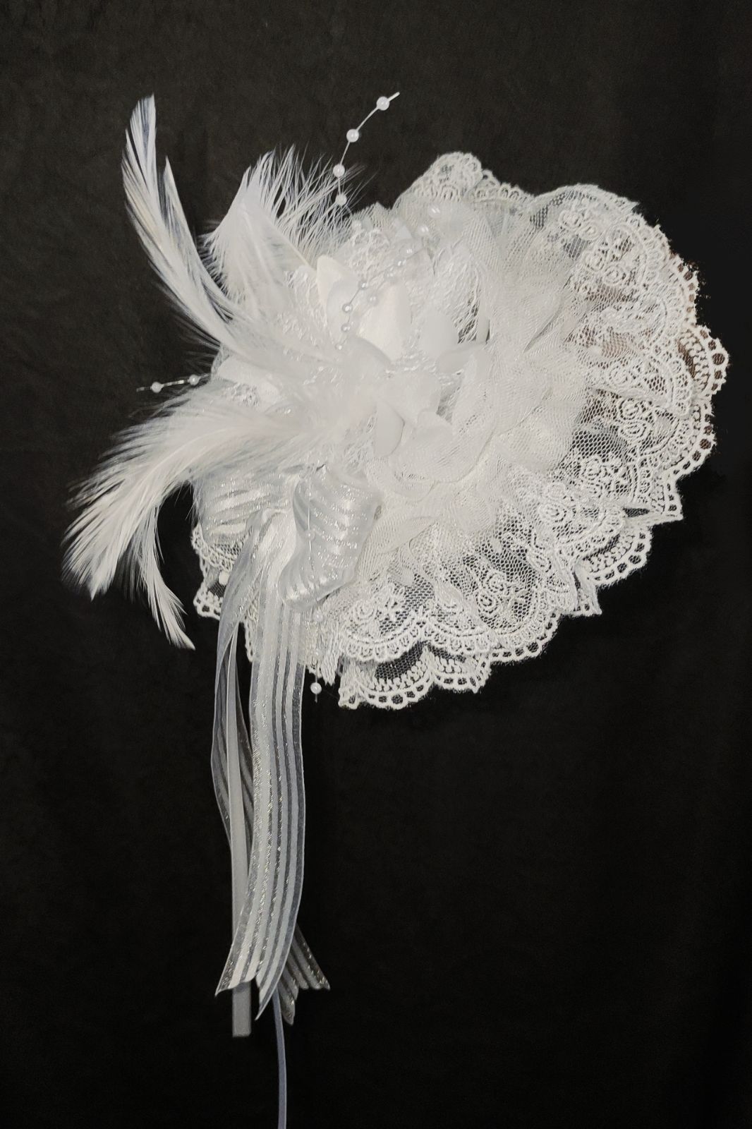 スピカと面影星座の子柄ヘッドドレス 白 BABY スピカと面影星座の