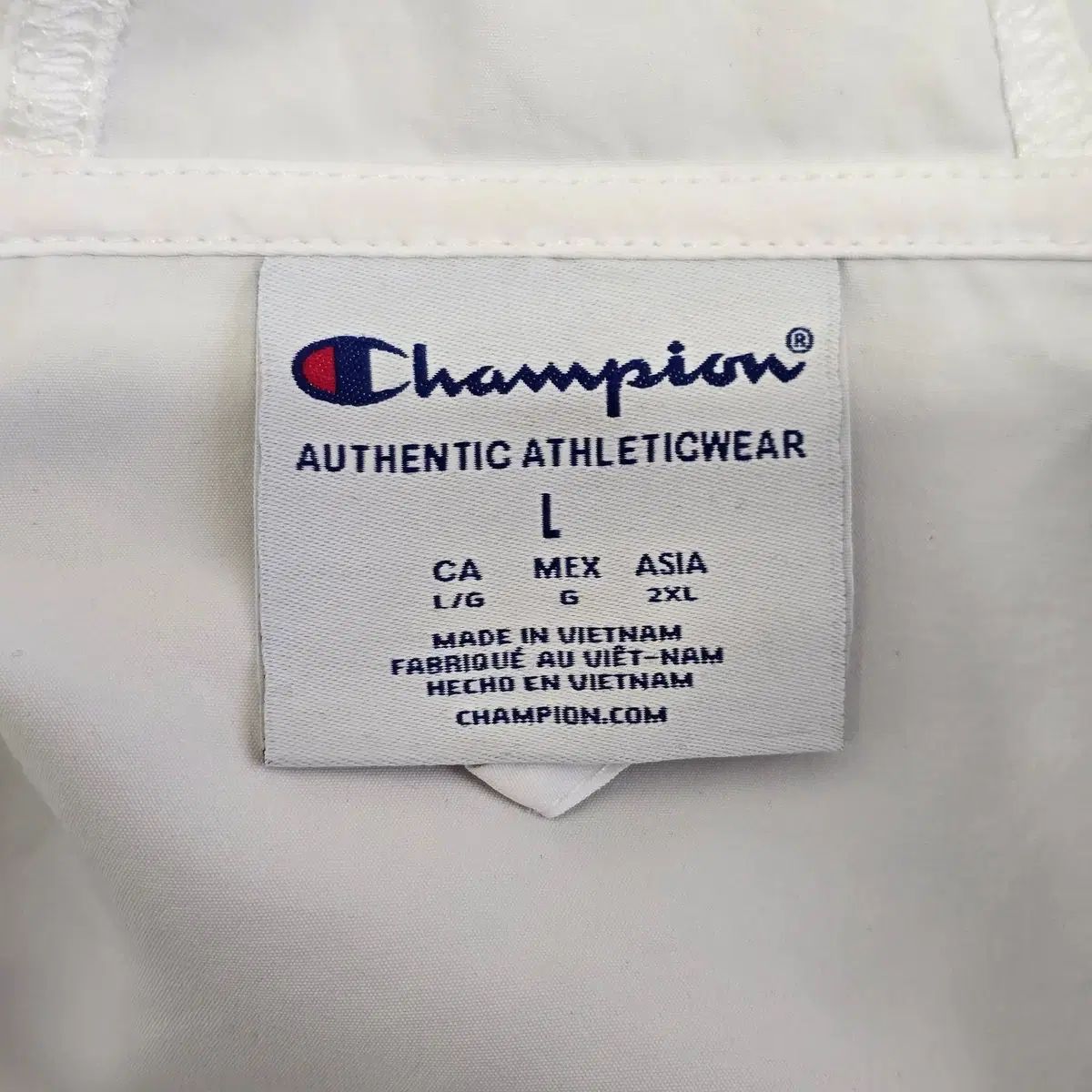 Champion(チャンピオン) ロゴ アノラック 白