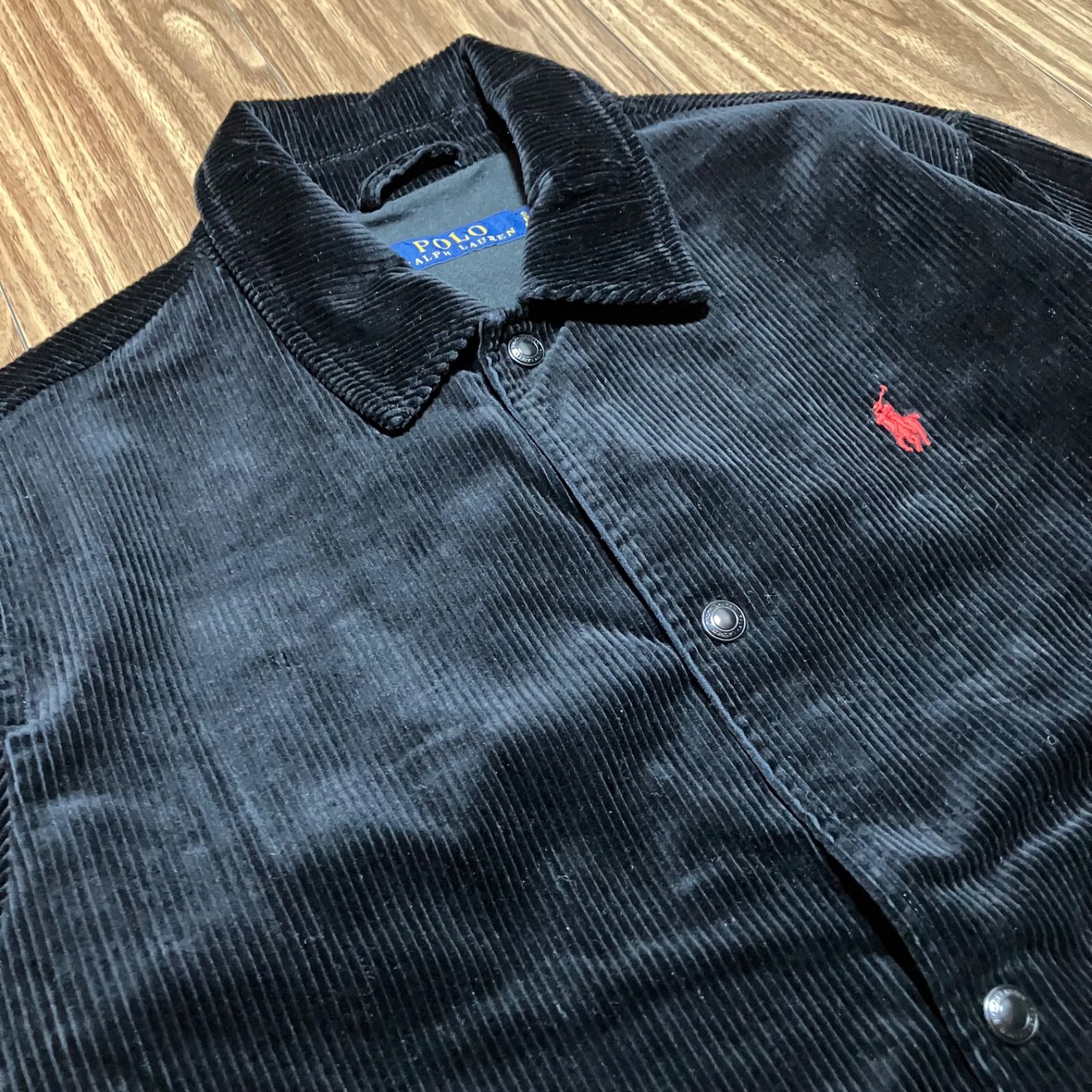 Ralph Lauren コーデュロイ コーチジャケット ブラック S - メルカリ Ralph Lauren コーデュロイ コーチジャケット ブラック S - メルカリ
