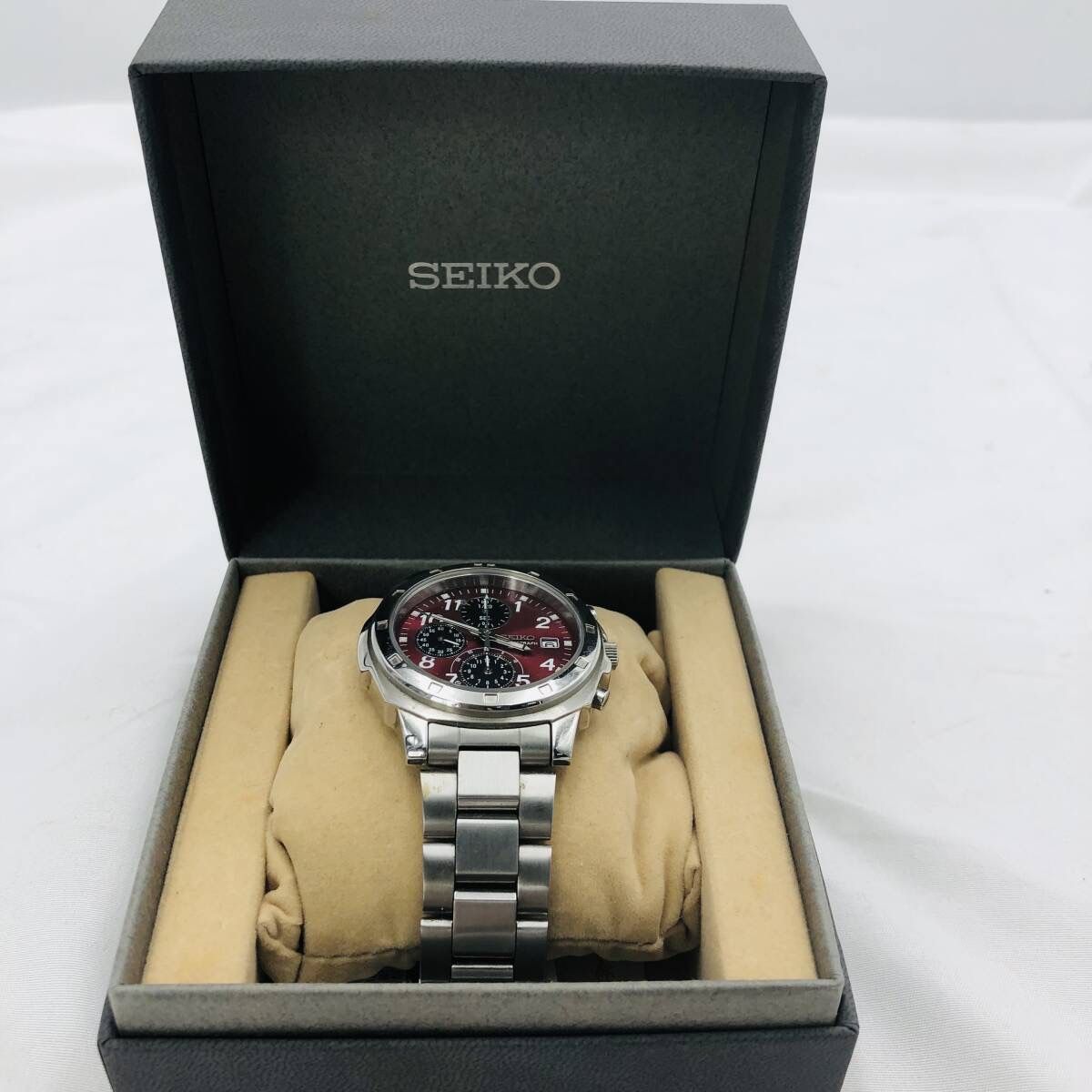 ❗️✨レアカラー✨❗️】SEIKO SND495PC クロノグラフ メンズ腕時計 