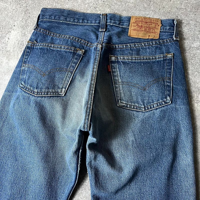 80s VINTAGE USA製 LEVIS 501 ヒゲ デニム パンツ 30 ヒゲ 80s USA製 Levis 501 デニム パンツ 30 / 80年代 アメリカ