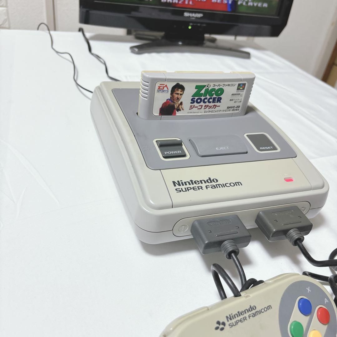 【起動確認済】スーパーファミコン コントローラー2個セット・AV 