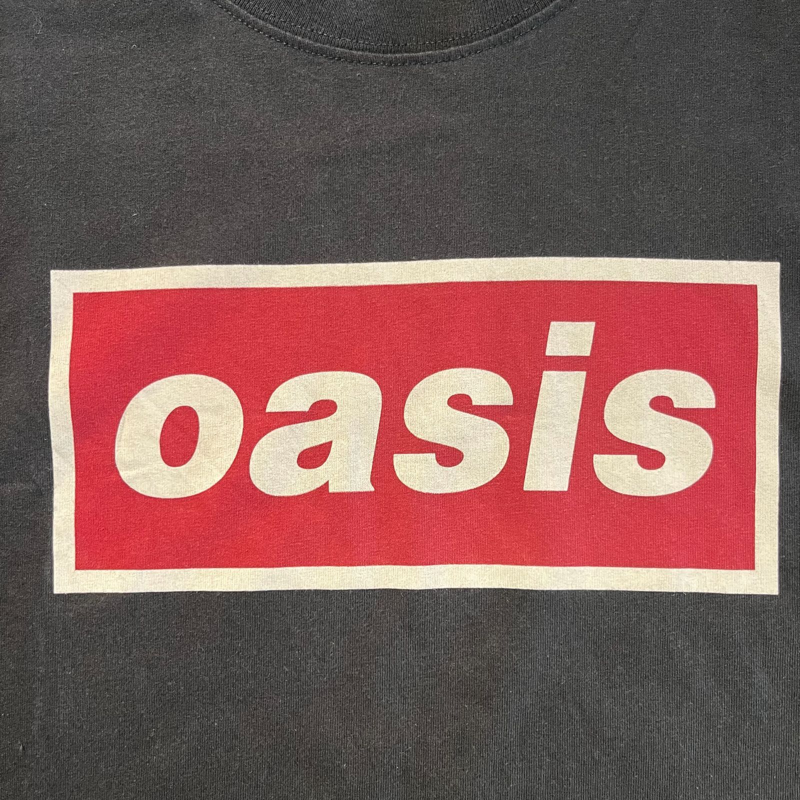 【公式購入品】oasis デッカロゴTシャツ ブラック Mサイズ OASIS オアシス (10月 来日 記念 ) - Drawn Logo / Tシャツ