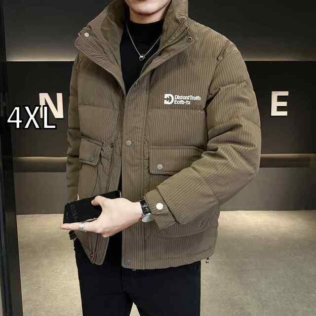 [4XL]秋冬 コーデ メンズ  服 シンプル ファッション オシャレ 大人 かっこいい 大きいサイズ ストリート 紳士服  ダウン ジャケット アメリカン 冬 防寒 服