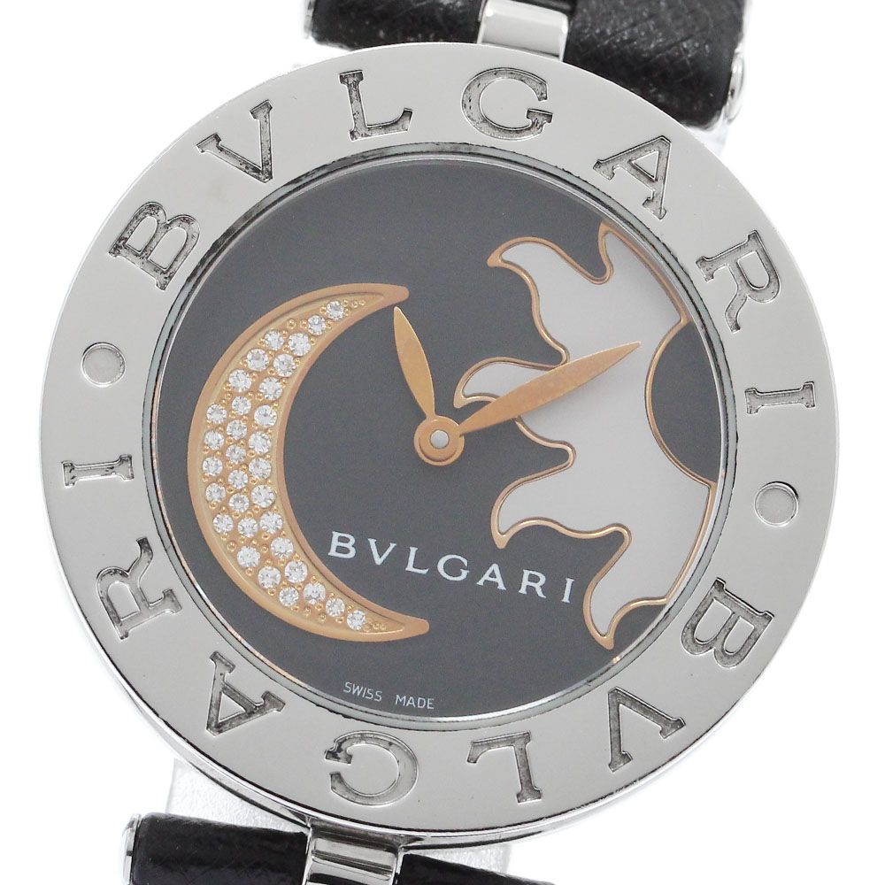 ブルガリ BVLGARI BZ30S B.zero1 サン＆ムーン ダイヤモンド クォーツ  