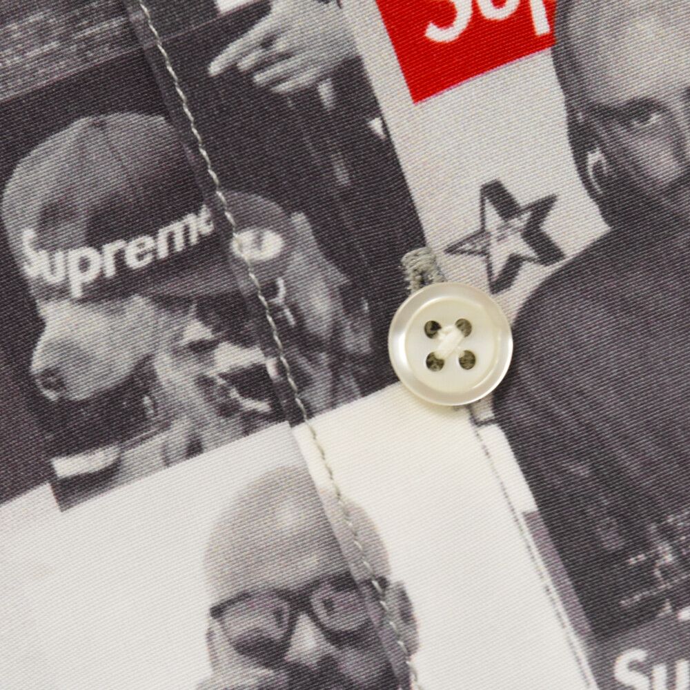 SUPREME (シュプリーム) 23SS Magazine S/S Shirt マガジン 総柄 半袖