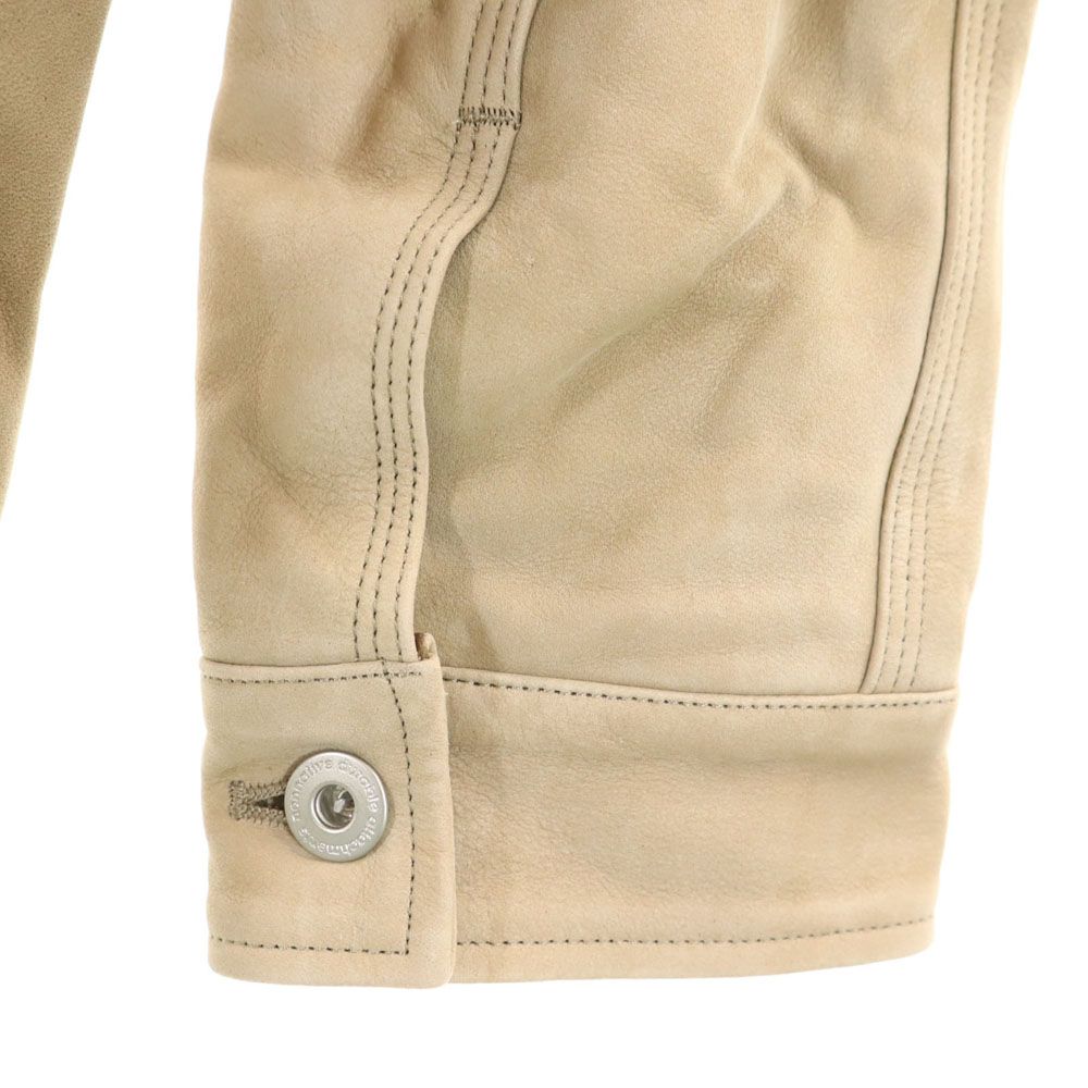 ノンネイティブ 日本製 レザージャケット 1 ベージュ nonnative 裏地