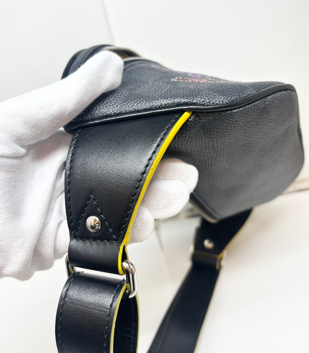 LOUIS VUITTON ルイヴィトン ダミエ グラフィット リンク バム バッグ