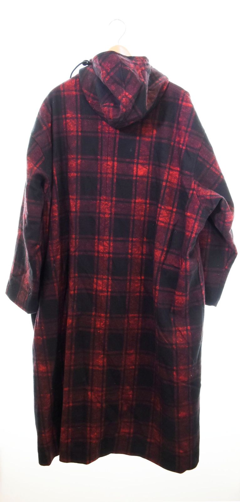 ワイズ Y's Yohji Yamamoto 21AW ウール ロングコート 赤 YX-C04-802-1