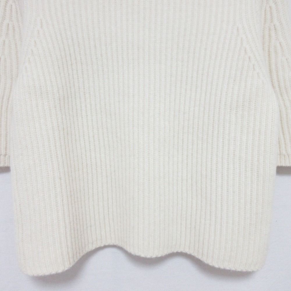 美品 Drawer ドゥロワー FALL2 5G フレアスリーブニット カシミヤ