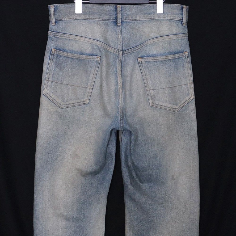 ANCELLM AGING CRASH SELVEDGE DENIM STRAIGHT 5P PANTS サイズ2 