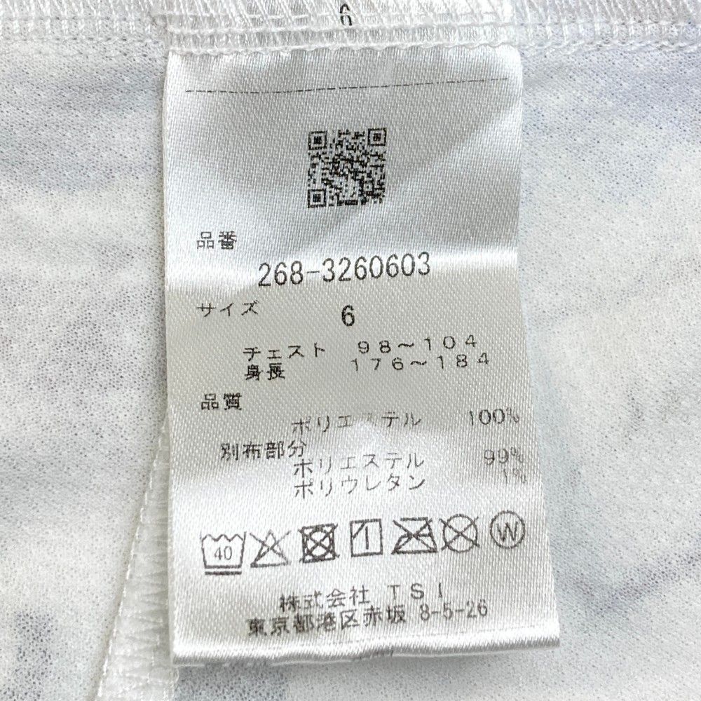 超美品】パーリーゲイツ 半袖ポロシャツ 白×オレンジ サイドライン マンシングウェア] 半袖シャツ STANDARD ポロシャツ 日本製 長持ち