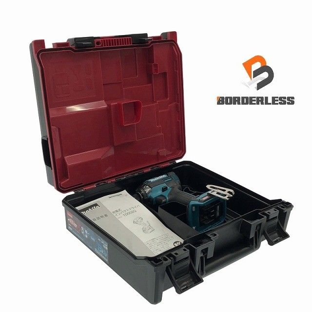 makita マキタ 40Vmax 充電式インパクトドライバー TD002G 青 ブルー 本体＋ケース付 コードレス バッテリー式