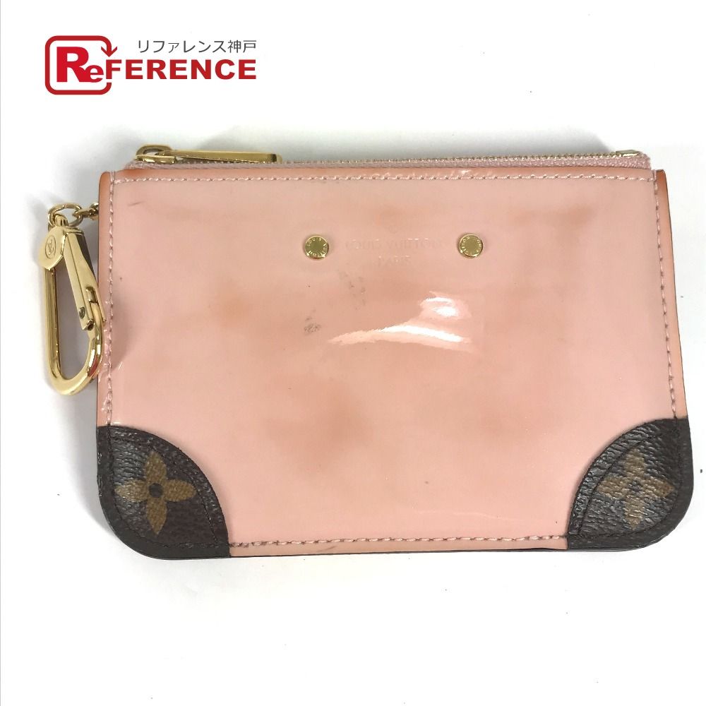 LOUIS VUITTON ルイヴィトン コインケース ポシェット クレ M63853 パテントレザー ピンク