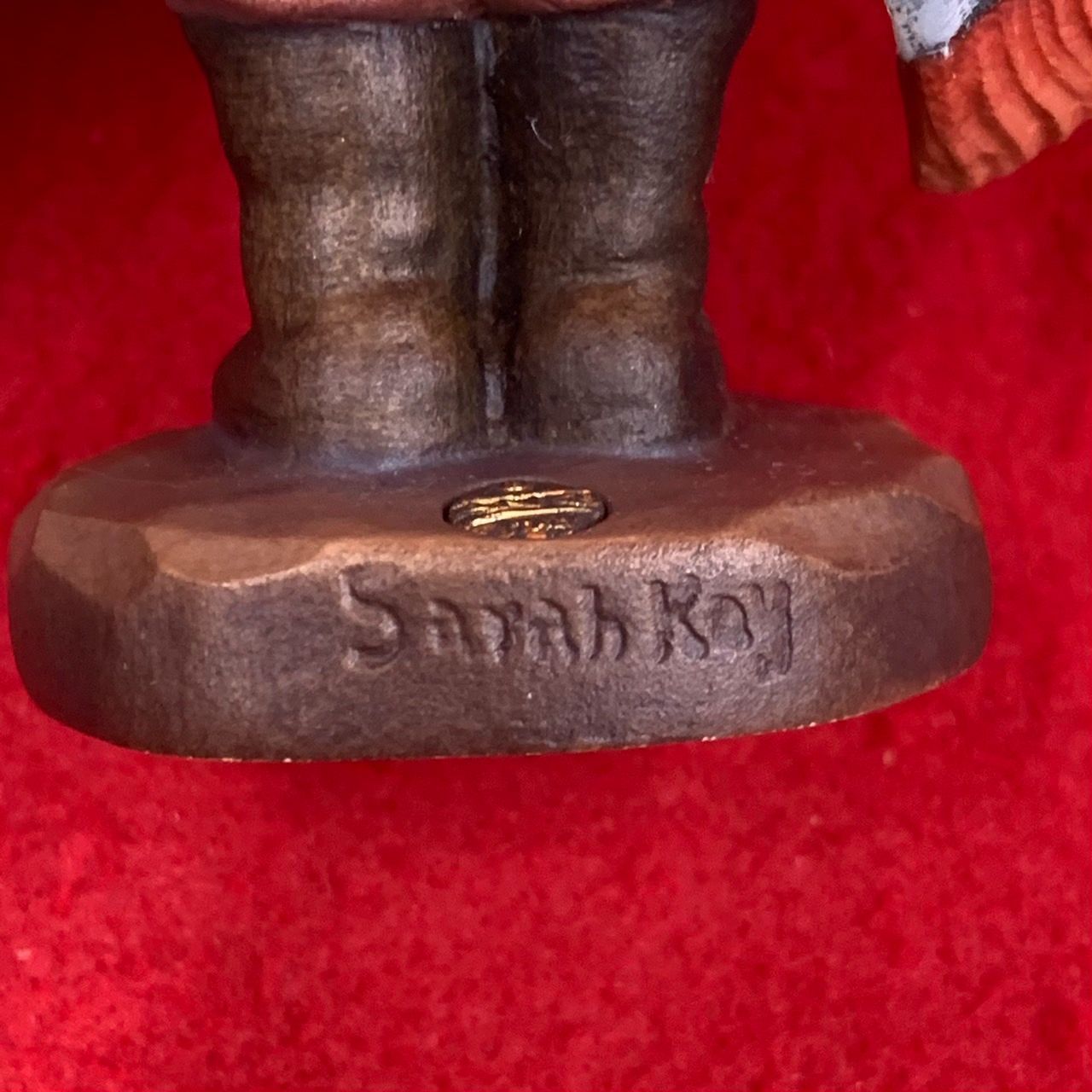 希少 アンリ人形 木彫り サラケイ Joy to tha world 10cm Anri