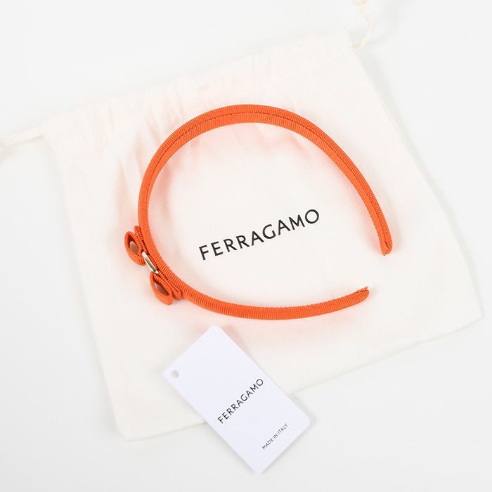 FERRAGAMO フェラガモ カチューシャ ヘアアクセサリー ヴァラ