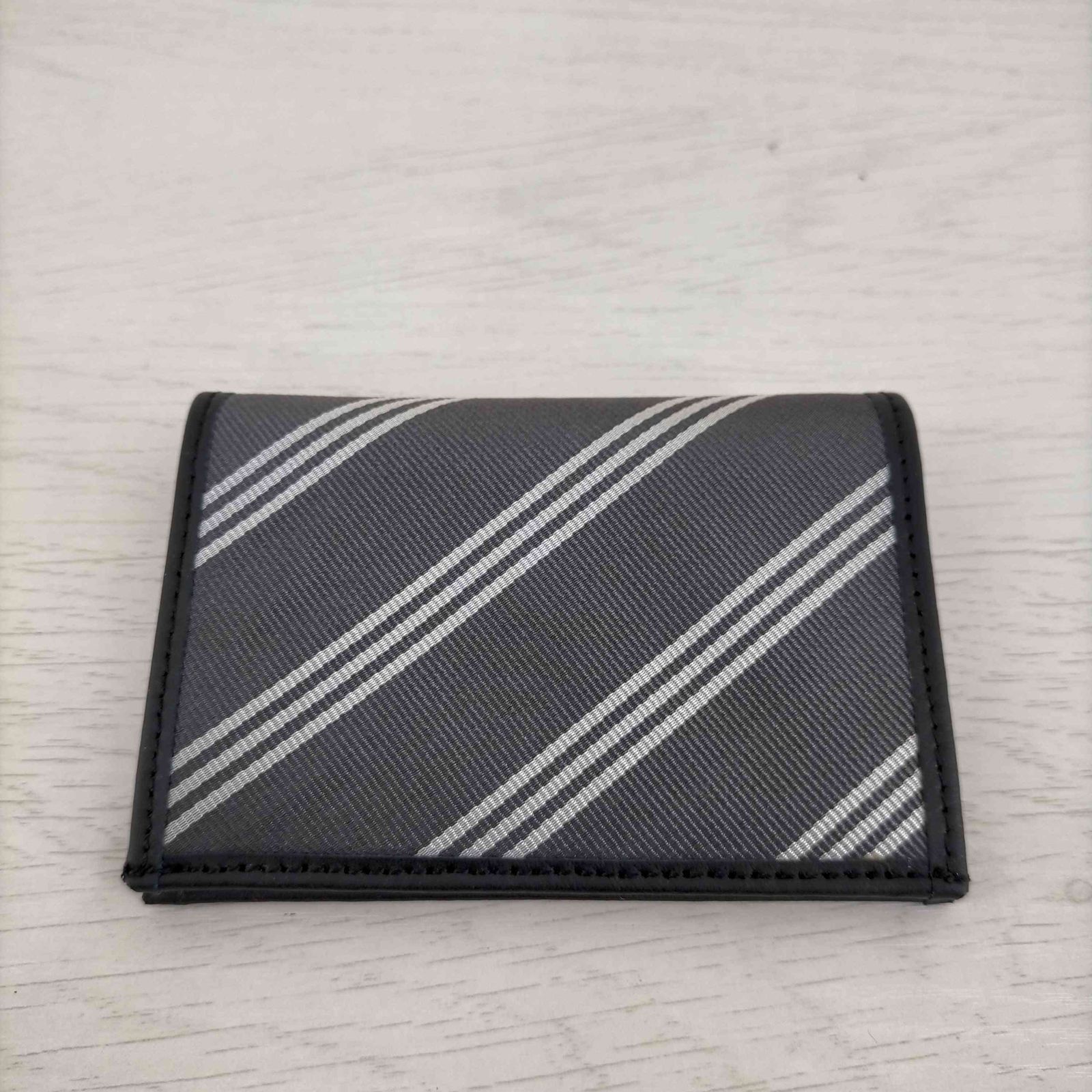 346 by Brooks Brothers / カードケース/レザー/BLK/メンズ ブルックスブラザーズ 346 BROOKS BROTHERS 二つ折りカードケース