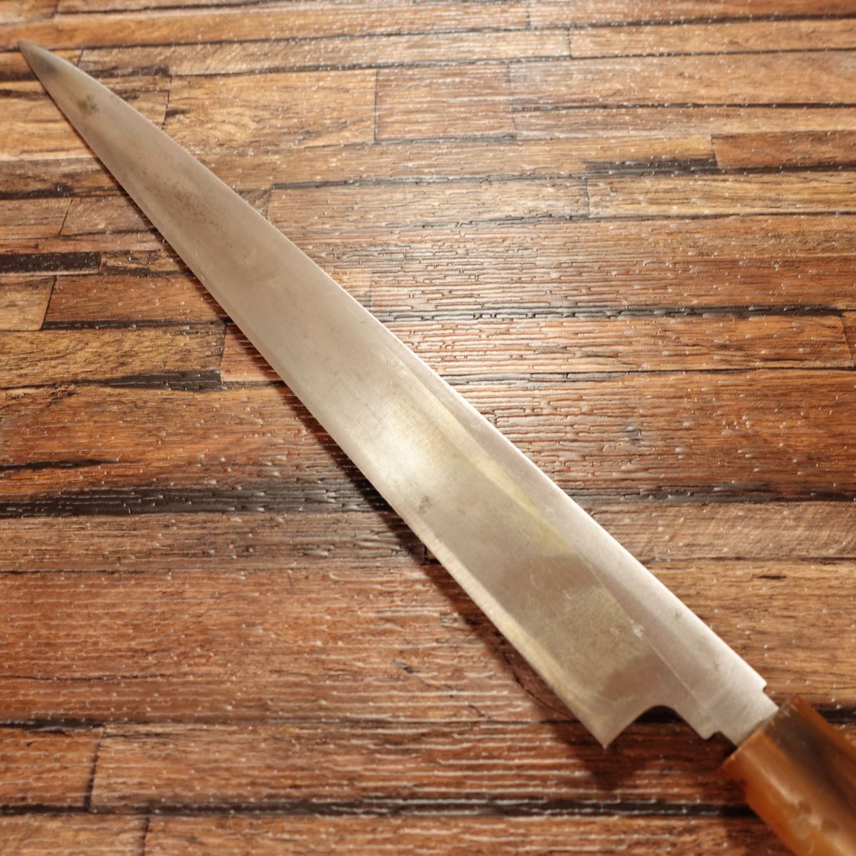 正本総本店 柳刃包丁 研ぎ済 刺身包丁 白水牛柄 美品 - メルカリ